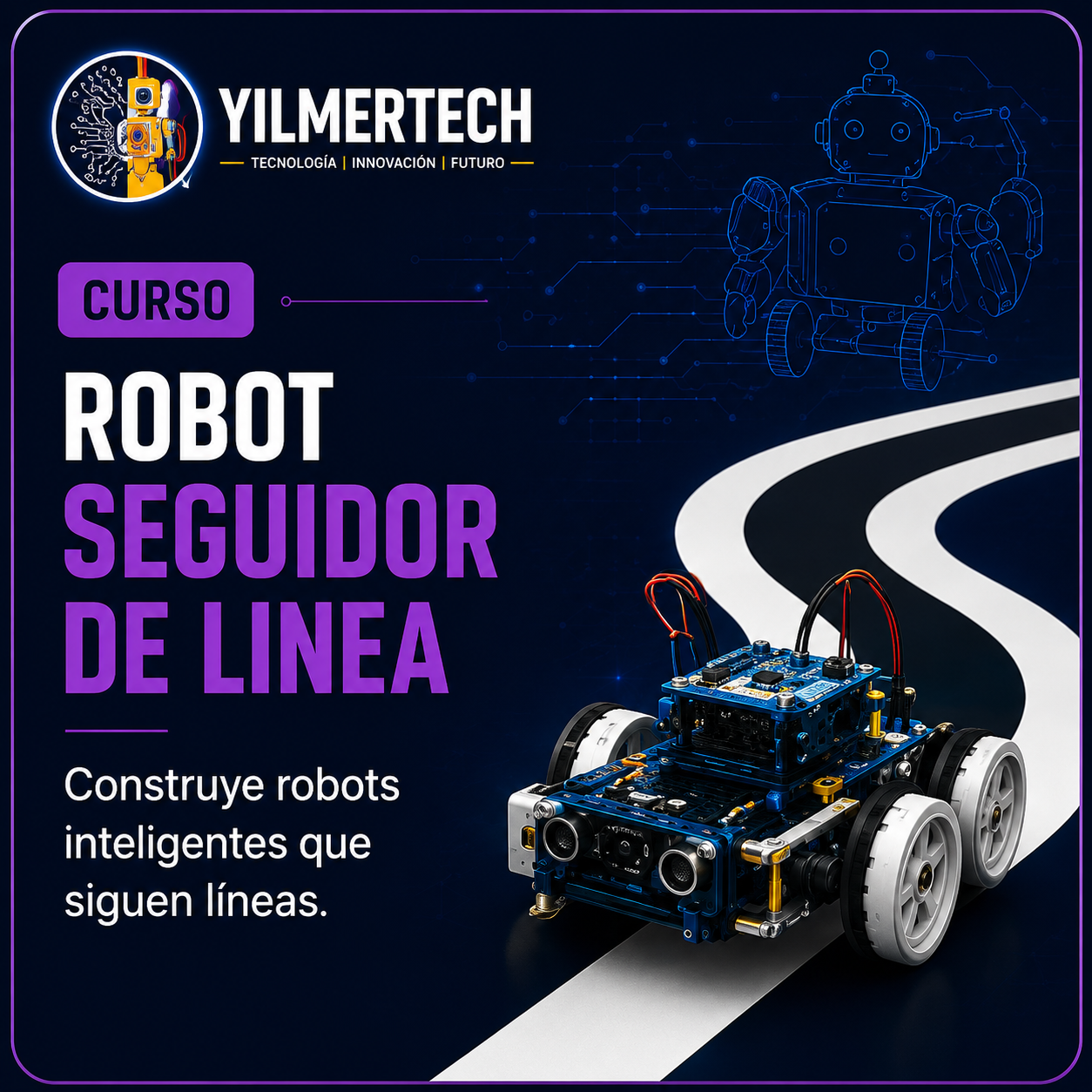 Robot Seguidor de Línea: Sensores, lógica y velocidad