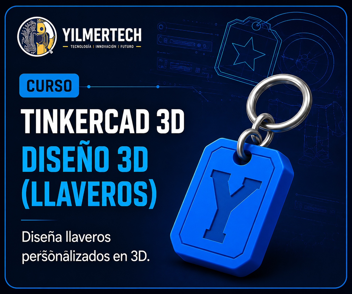 Diseño 3D: Crea tus propios llaveros personalizados
