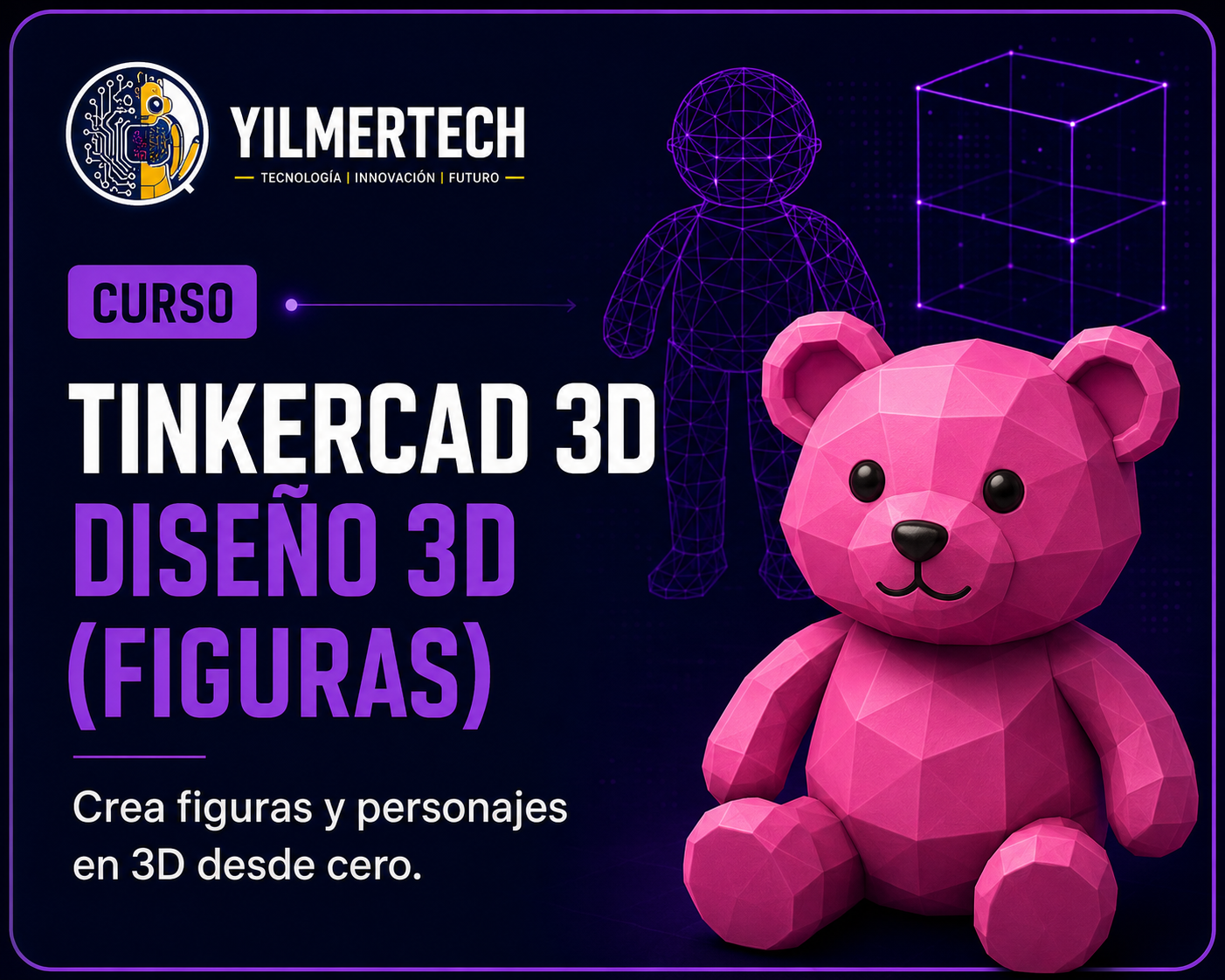 Diseño 3D: Creación de figuras complejas y personajes